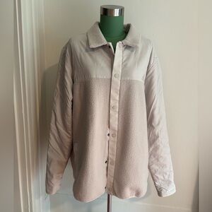 Adidas Cream Fleece Jacket